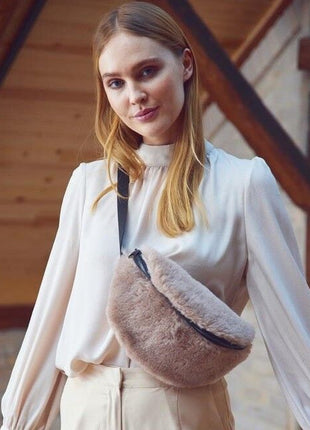 Saki Gürteltasche | Neuseeland | Lammwolle Pink