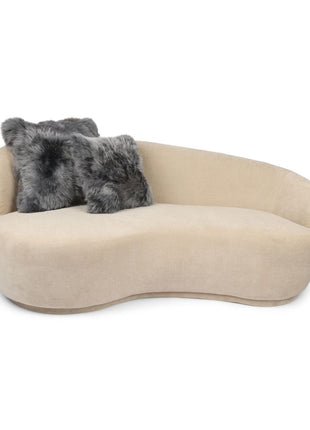 Fellkissenbezug | Langhaar | Neuseeland | 50,5x50,5 cm Stahl