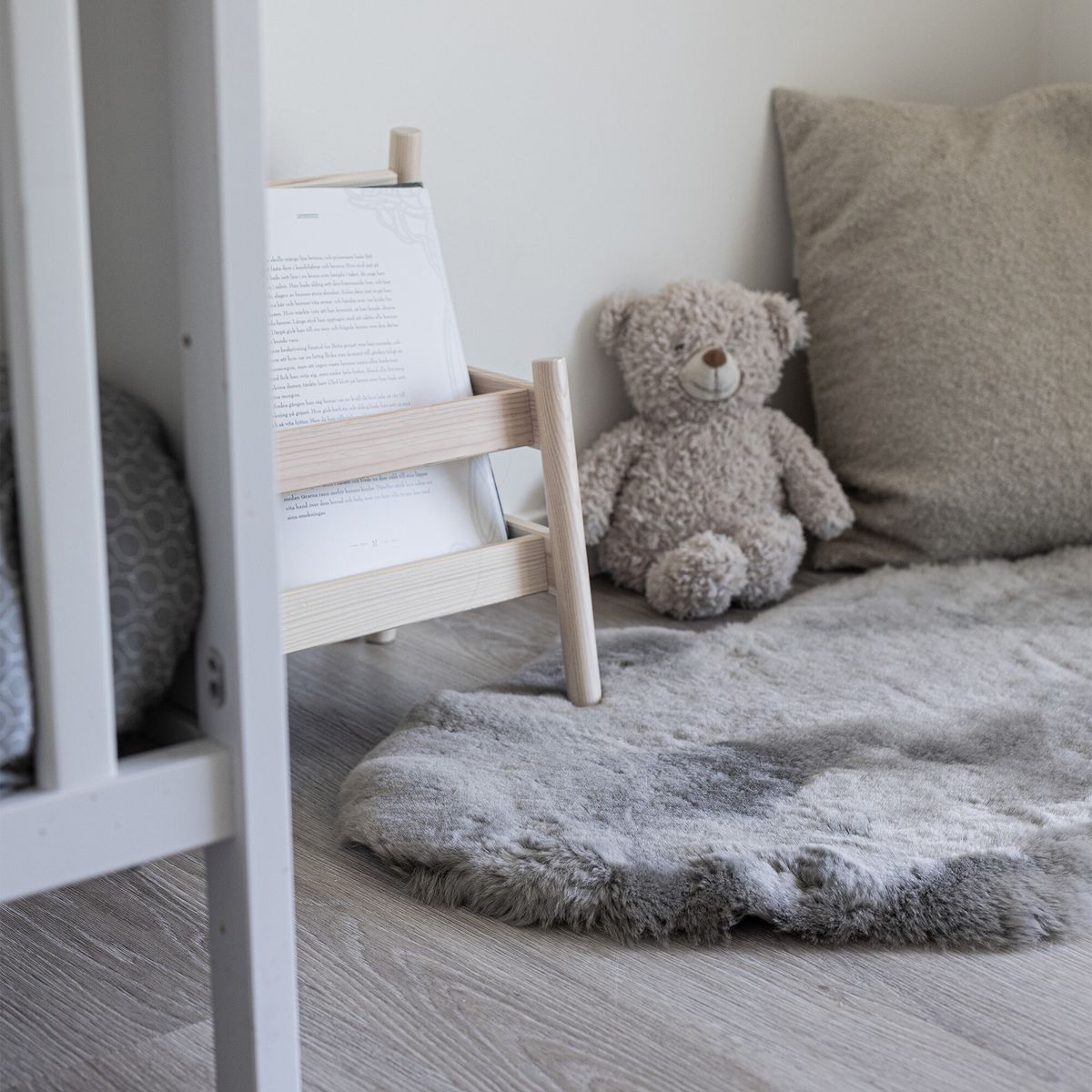 Baby Lammfell | Kurzhaar | Neuseeland | 80 cm Hellgrau