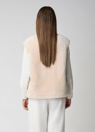 Lorena Weste | Shearling Beige