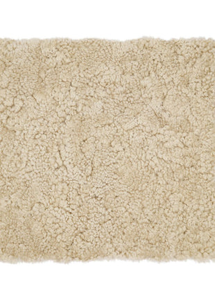 Stuhlauflage | Kurzhaar | Neuseeland | 40x40 cm Mondlicht