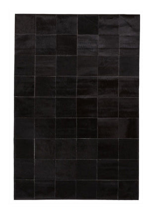 Kuhfelldesignerteppich | Berlin Schwarz