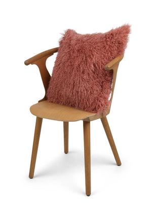 Fellkissen | Tibet | 50x50 cm Altrosa