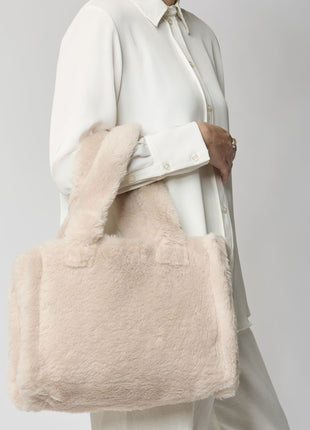 Mini Glory Shopper | Neuseeland | Lammwolle Lederbraun