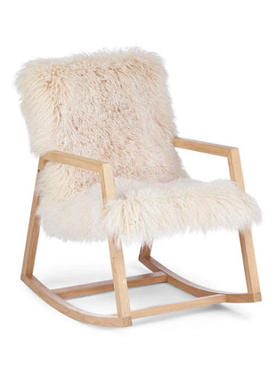 Schaukelstuhl | Tibet | Skandinavischer Design Esche natürliches Öl