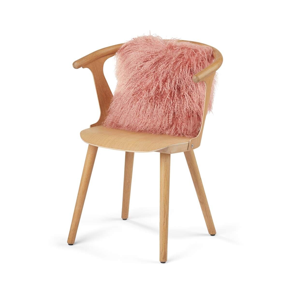 Schaffellkissen | Tibet | 40x40 cm Lady Pink