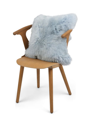 Fellkissen | Langhaar | Neuseeland | 50x50 cm Blaugrau