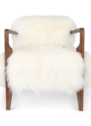 Lina Loungesessel | Premium Lammfell | Designmöbel