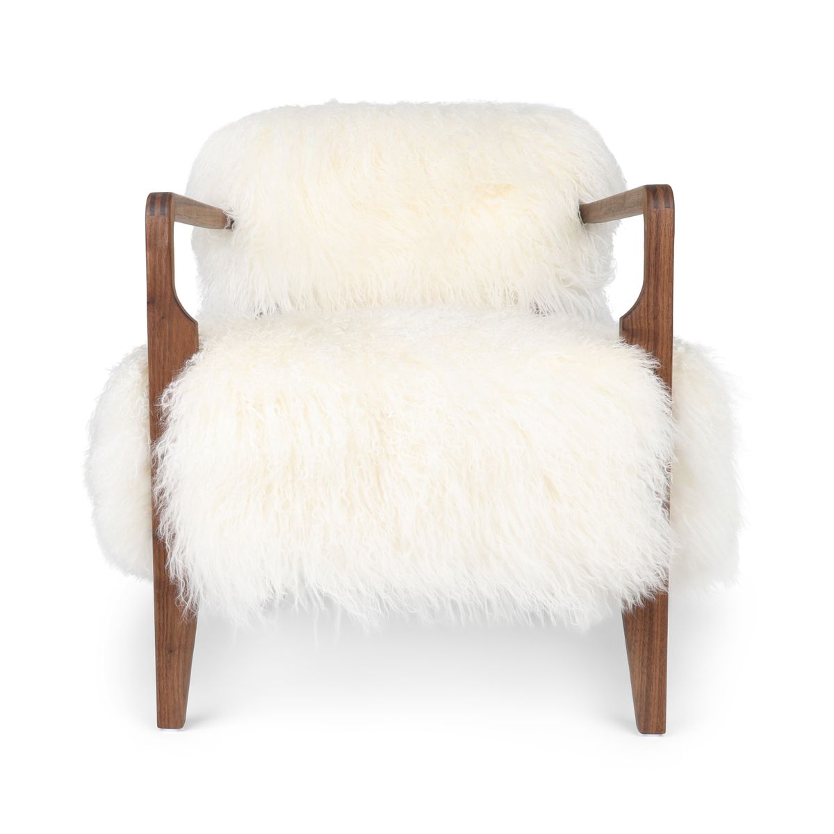 Lina Loungesessel | Premium Lammfell | Designmöbel