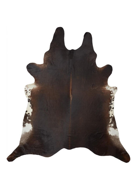 Unika Kuhfell | Dunkelgrau/Rot | 4 qm