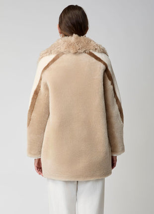 Anika Jacke | Doubleface Beige/Brun