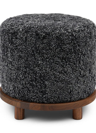 Simon Pouf | Kurzhaar | Neuseeland | D46x52 cm Anthrazit