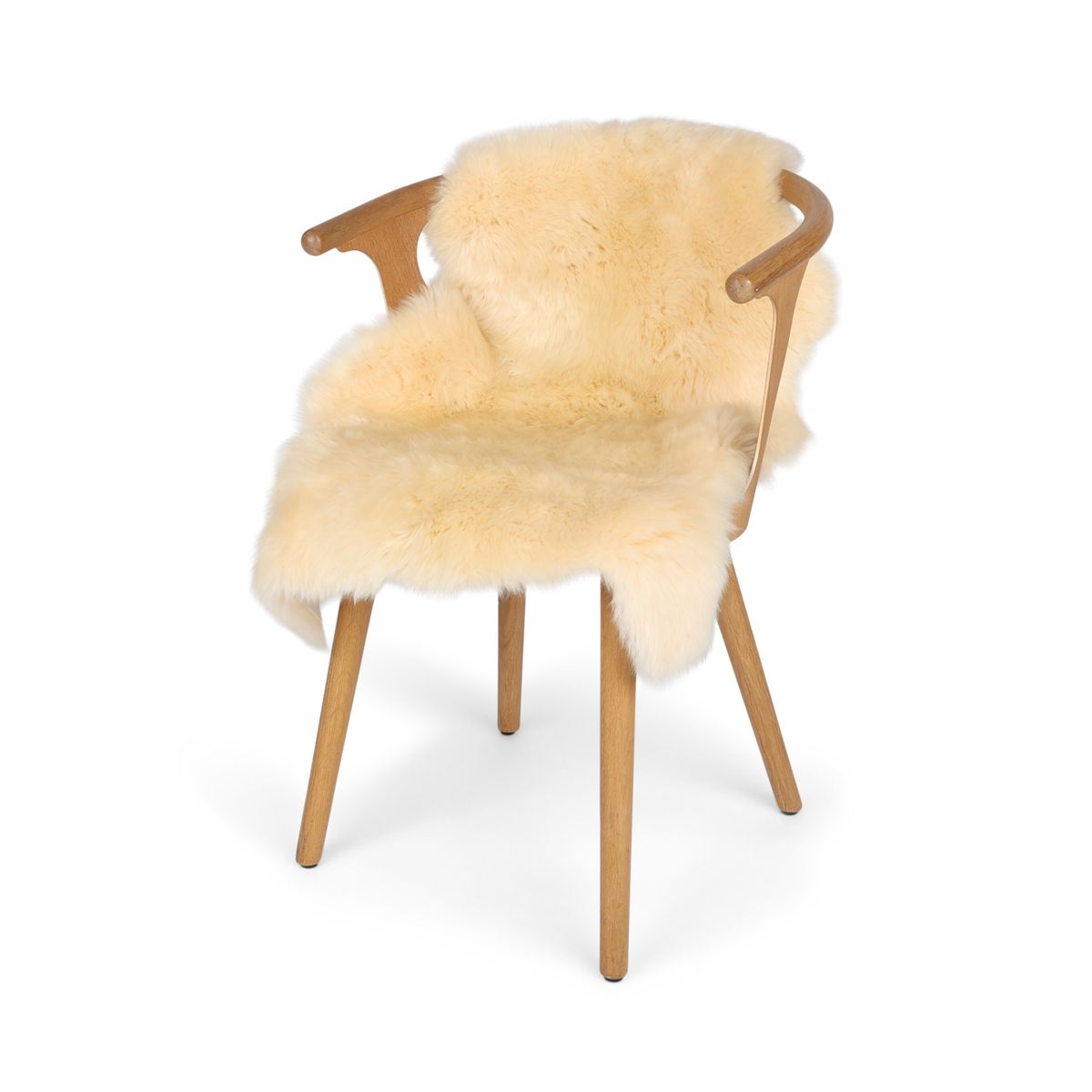 Merino Lammfell | Neuseeland | Ca. 85x60 cm Vanilla