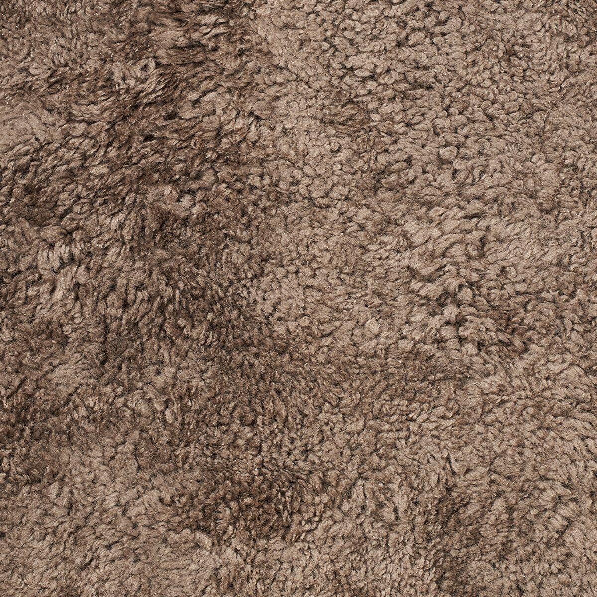 Shell Lammfell Designerteppich | Kurzhaar | Neuseeland | 210x150 cm Taupe