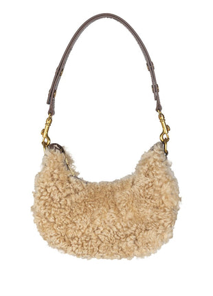 Regan Tasche | Lammwolle, Kalbsleder