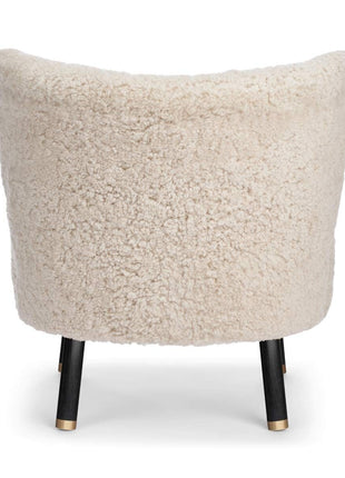 Emil Loungesessel | Premium Lammfell | Kurzhaar Beige