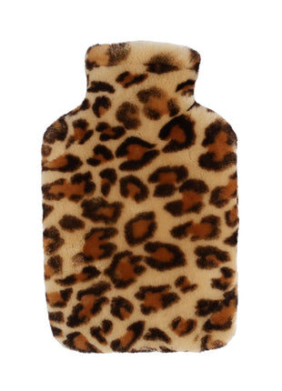 Mokassin Wärmflasche | Kurzhaar | Neuseeland | 32x22 cm Leopard