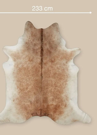 Unika Kuhfell | Graubeige | 3,7 qm Graubeige
