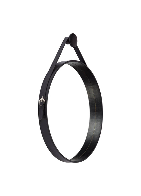 Spiegel aus Kalbsleder | D60x6 cm