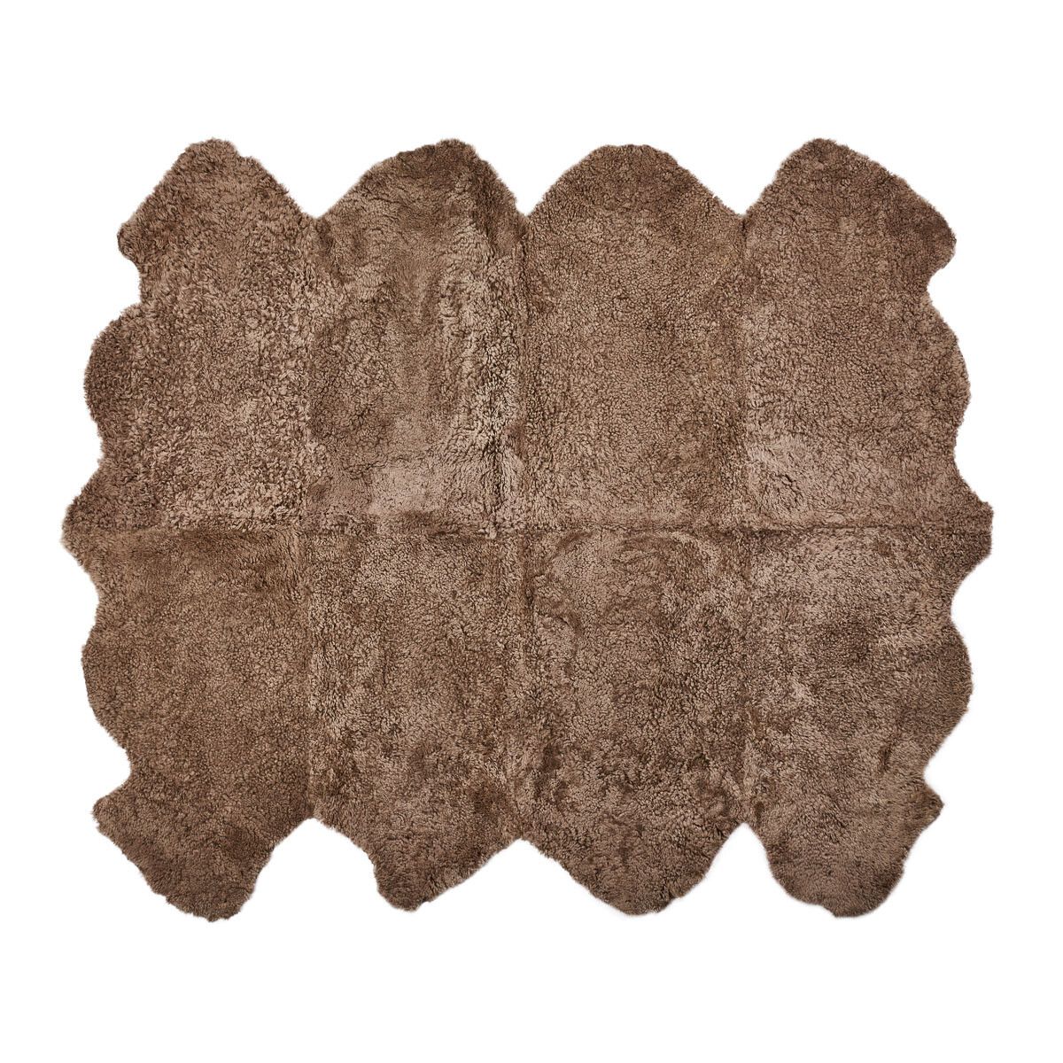Lammfell Teppich Premium | Kurzhaar | Neuseeland | 180x214 cm Taupe