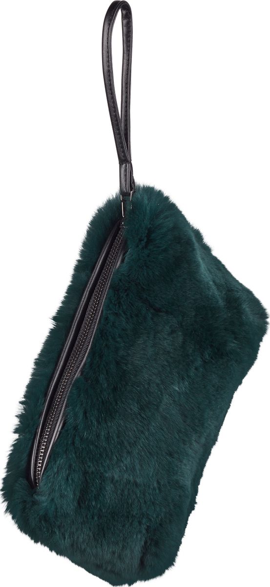 Sandy Clutch | Kaninchen Antikgrün