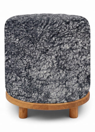 Simon Pouf | Kurzhaar | Neuseeland | D46x52 cm Hellgrau