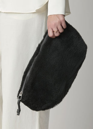 Maxi Havanna Clutch | Neuseeland | Lammwolle Beige