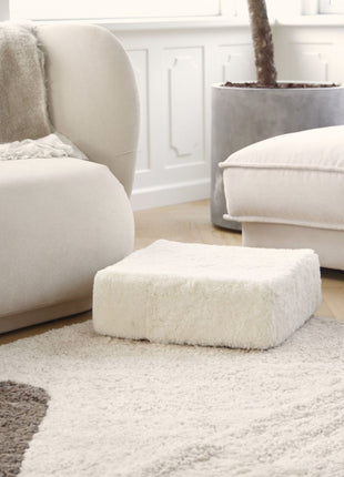 Lammfellhocker | Kurzhaar | Neuseeland | 40x40x35 cm Anthrazit