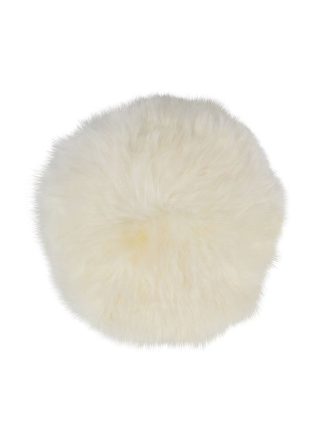 Sitzkissen 2er Pack | Lammfell | D35 cm