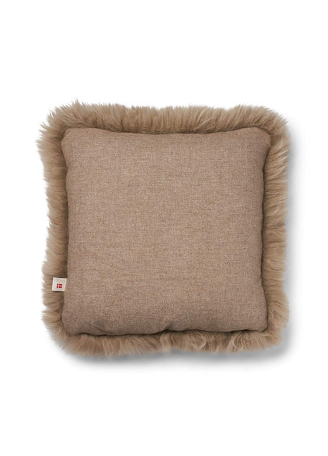 Lammfellkissen | Langhaar | Neuseeland | 100% Wolle | 52x52 cm