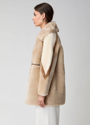 Anika Jacke | Doubleface Beige/Brun