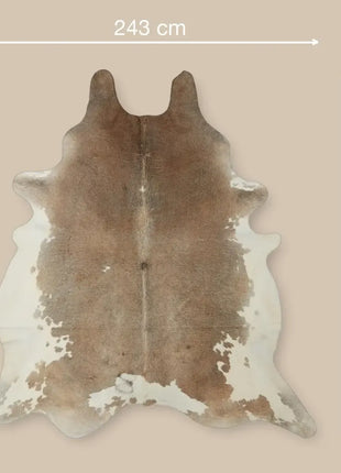 Unika Kuhfell | Graubeige | 4,2 qm Graubeige
