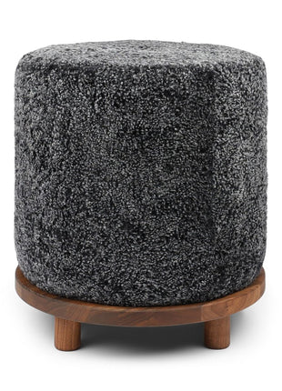Simon Pouf | Kurzhaar | Neuseeland | D46x52 cm Anthrazit