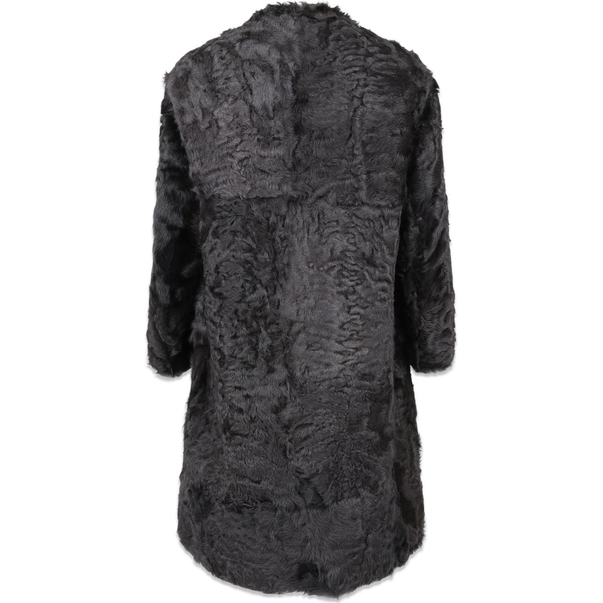 Sofia Jacke | Kalgan Lammfell Dunkelgrau