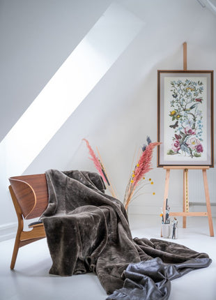 Decke | Doubleface Collection | Kurzhaar | Australien | 140x200cm Schwarz