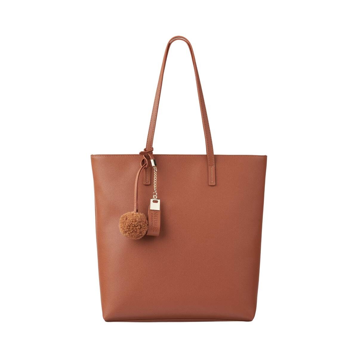 Juliana Shopper | Lammleder Lederbraun
