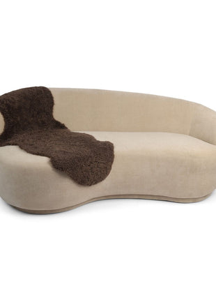 Doppeltes Lammfell | Kurzhaar | Neuseeland | 160x60 cm Pilz