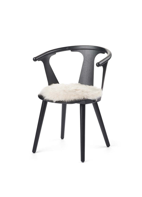 Lammfell Stuhlkissen Premium | Langhaar | Neuseeland | D38 cm