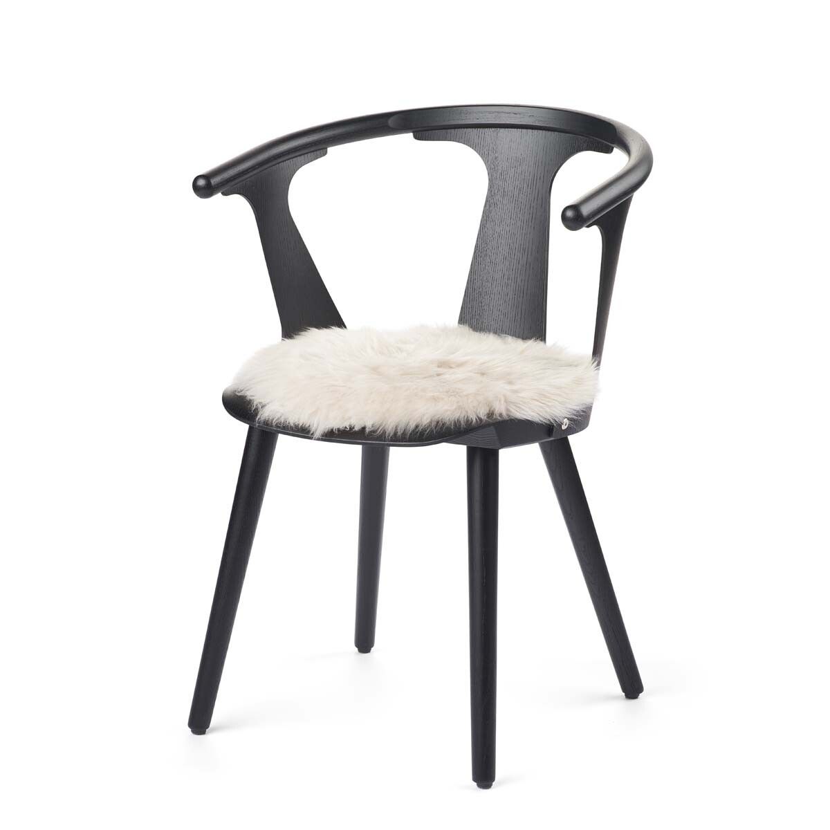 Lammfell Stuhlkissen Premium | Langhaar | Neuseeland | D38 cm