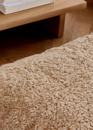 Lammfell Sitzsack | Kurzhaar | Neuseeland | Doppelseitig | 90x90 cm Anthrazit