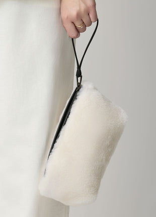 Nelly Clutch | Neuseeland | Lammwolle Beige