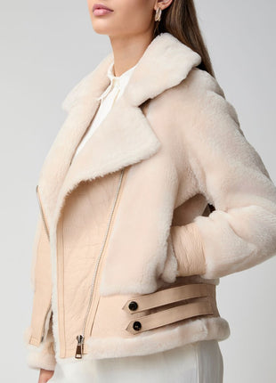 Annalon Jacke | Doubleface Beige