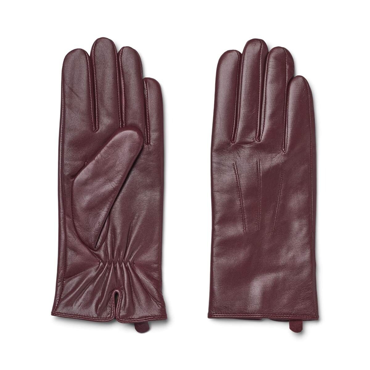 Kimmy Handschuhe | Lammfell | Damenhandschuhe Bordeaux