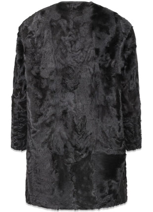 Brenda Jacke | Kalgan Lammfell Dunkelgrau