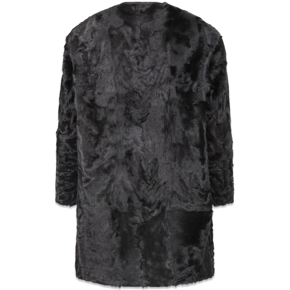 Brenda Jacke | Kalgan Lammfell Dunkelgrau