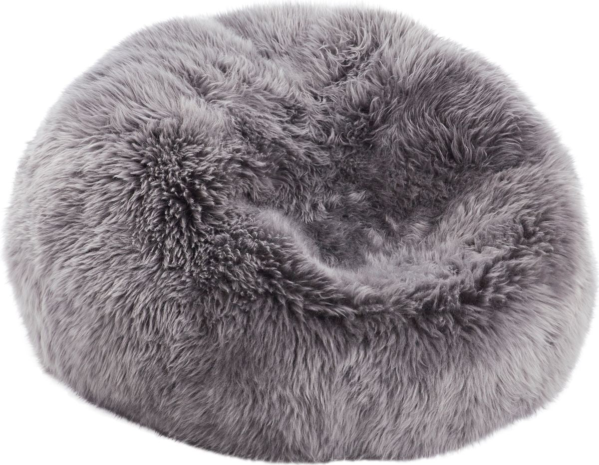 Lammfell Sitzsack Premium | Langhaar | Neuseeland | 73x74 cm | 92x93 cm