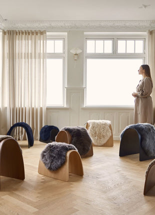 Schafhocker | Holz Schwarze Eiche