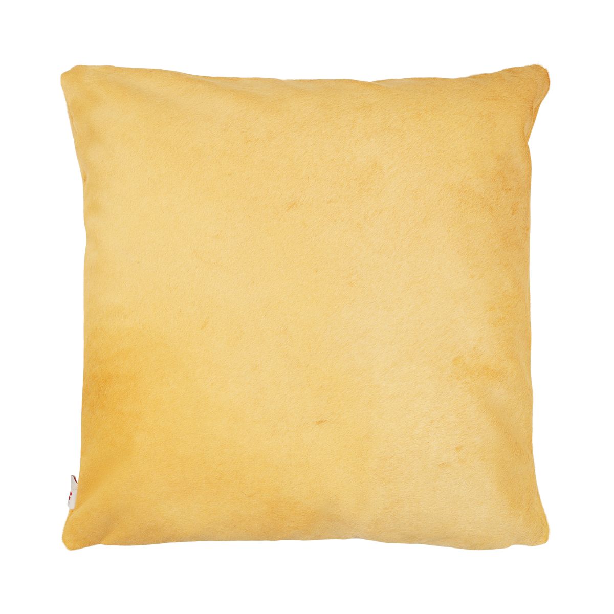 Premium Kuhfellkissen | Doppelseitig | 41x41 cm, 52x52 cm & 61x61 cm Senfgelb