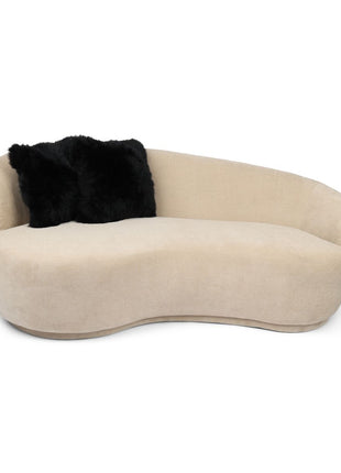 Fellkissenbezug | Langhaar | Neuseeland | 40x40 cm Schwarz