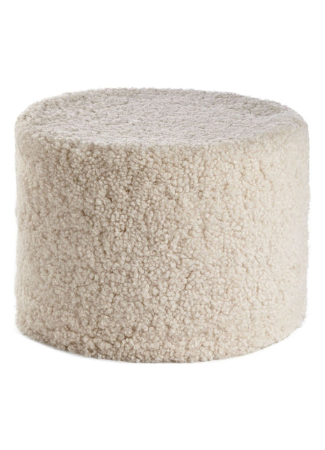 Lammfellpouf Premium | Kurzhaar | Neuseeland | D41x31 cm